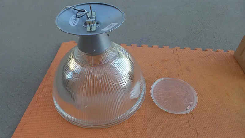 Vintage Holophane Industrial Light Halophane Rejuvenation Antique Kitc 1