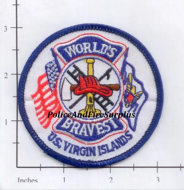 Virgin Islands - Worlds Bravest Fire Dept Patch 1