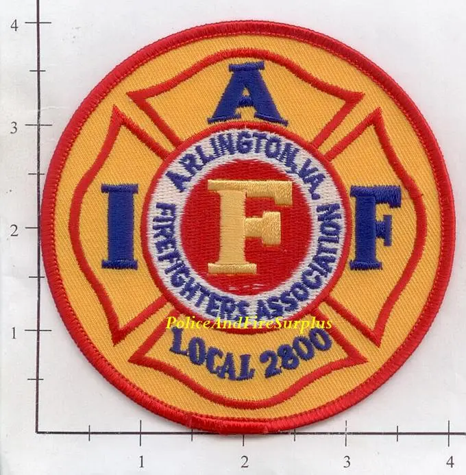 Virginia - Arlington Firefighters Association Fire Dept Patch 1