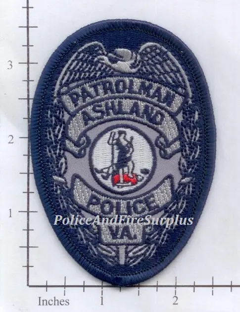 Virginia - Ashland Police Dept Patrolman Patch 1