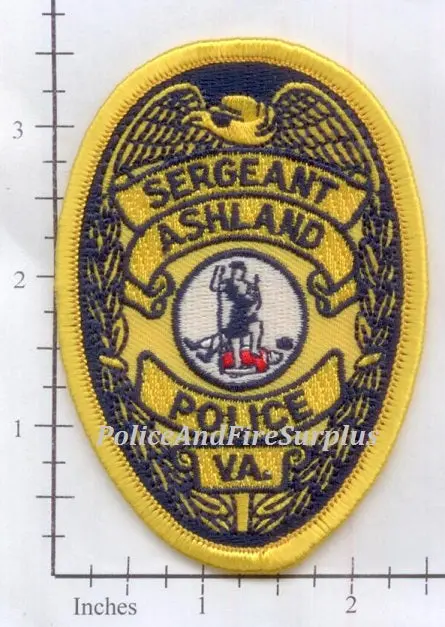 Virginia - Ashland Police Dept Sergeant Patch 1