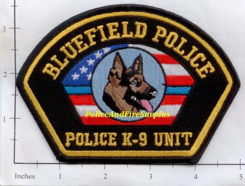Virginia - Bluefield K-9 Police Dept Patch 1