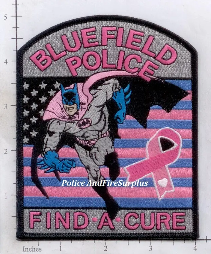 Virginia - Bluefield Police Dept Patch Breast Cancer Awareness 1