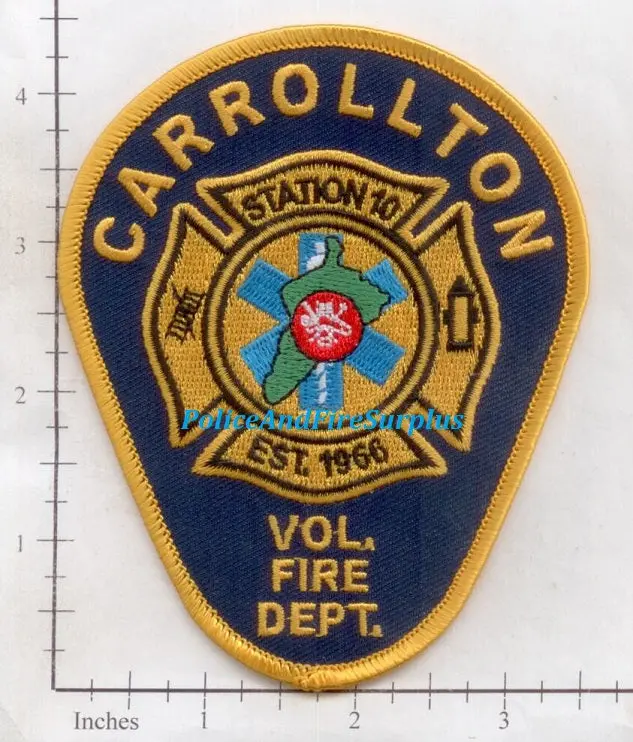 Virginia - Carrollton Station 10 Volunteer Fire Dept Patch 1