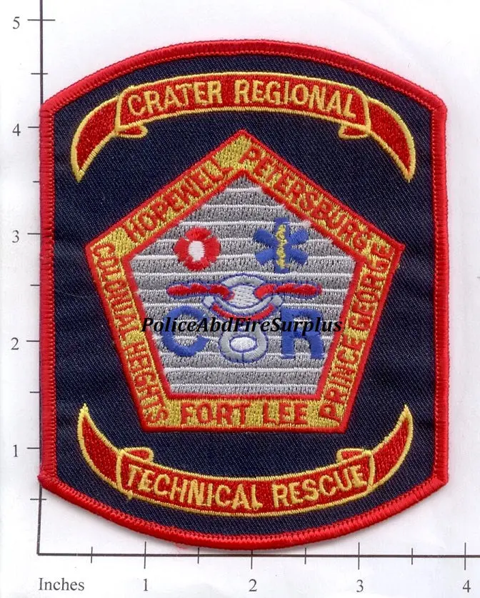 Virginia - Crater Regional Technical Rescue Patch V2 1