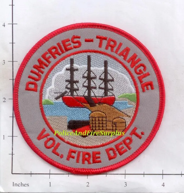 Virginia - Dumfries Triangle Volunteer Fire Dept Patch 1