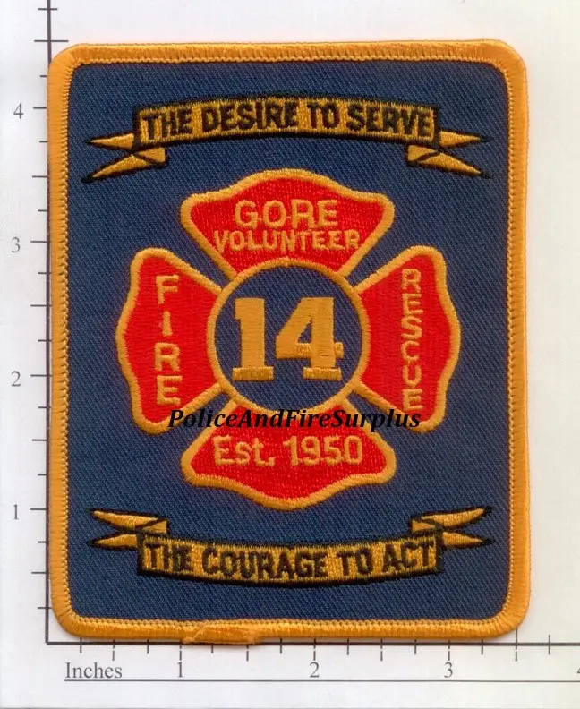 Virginia - Gore Volunteer Fire Rescue Patch 1