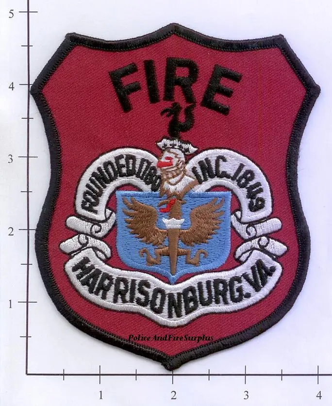 Virginia - Harrisonburg Fire Dept Patch 1