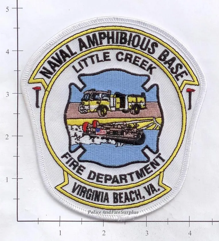 Virginia - Little Creek Naval Amphibious Base Fire Dept Patch 1