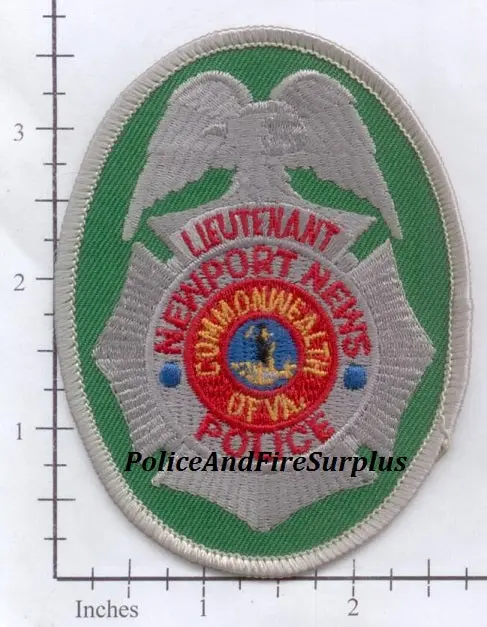 Virginia - Newport News Police Dept Lieutenant Patch 1