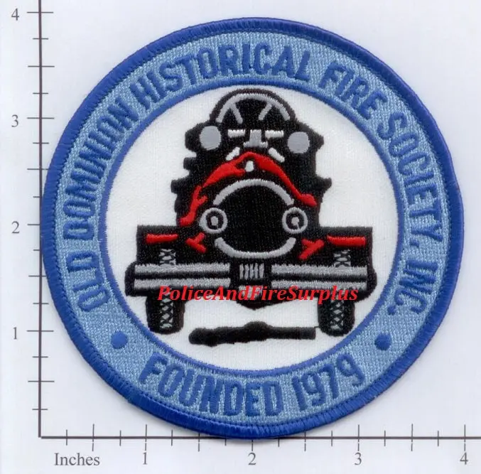 Virginia - Old Dominion Fire Historical Society Fire Dept Patch V2 1