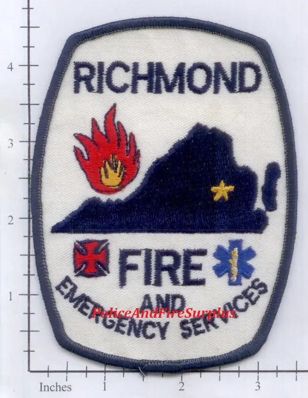 Virginia - Richmond Fire And Emergency Services Patch 1