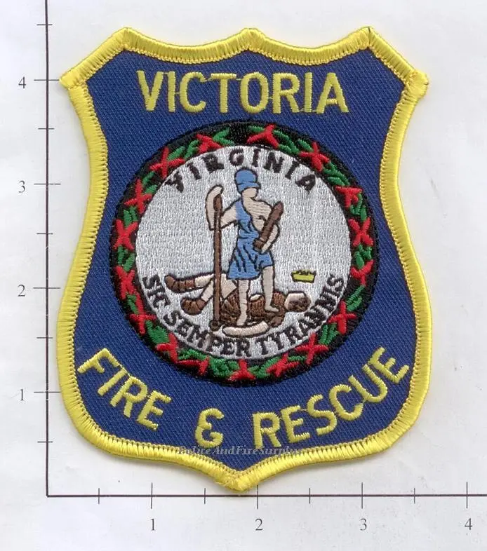 Virginia - Victoria And Fire Rescue Dept Patch 1