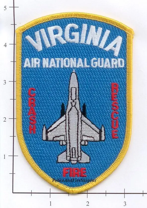 Virginia - Virginia Air National Guard Crash Fire Rescue Patch 1