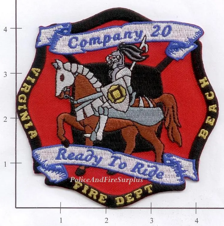 Virginia - Virginia Beach Engine 20 Fire Dept Patch 1