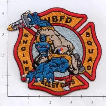 Virginia - Virginia Beach Engine  3 Squad 3 Fire Dept Patch 1