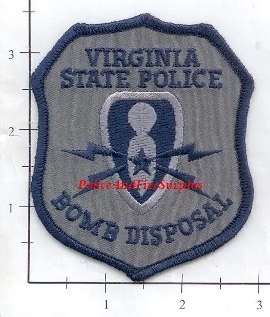 Virginia - Virginia State Bomb Disposal Police Dept Patch 1