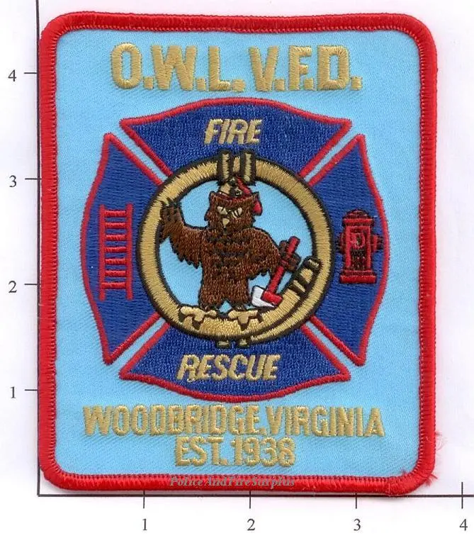 Virginia - Woodbridge Occoquan Woodbridge Lorton Volunteer Fire Dept Patch 1