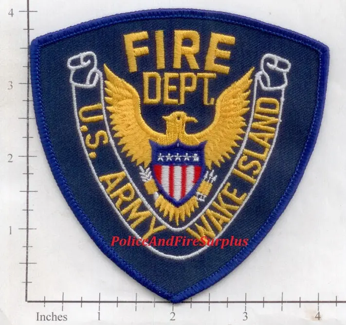 Wake Island - Wake Island Us Army Fire Dept Patch V1 1