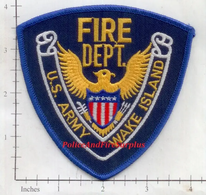 Wake Island - Wake Island Us Army Fire Dept Patch V2 1