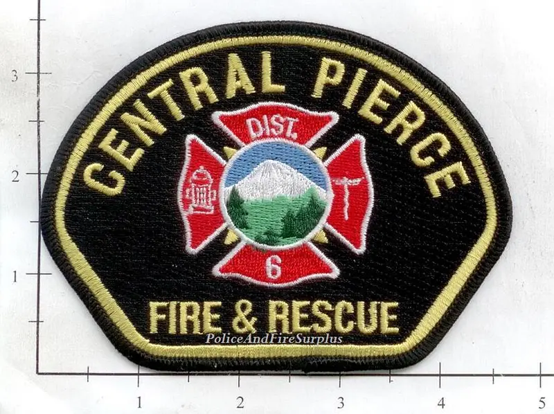 Washington - Central Pierce District 6 Fire & Rescue Patch V1 1