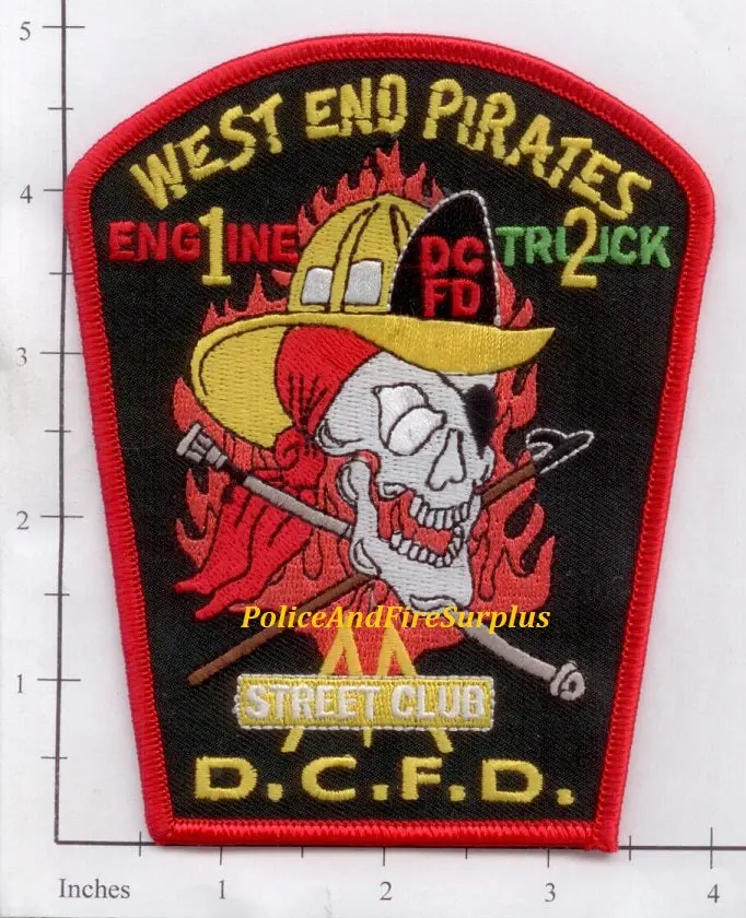 Washington Dc - Engine  1 Truck 2 Fire Dept Patch V2 1