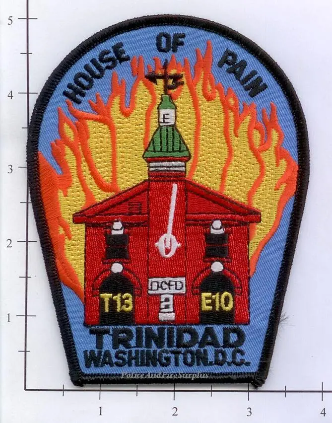 Washington Dc - Engine 10 Truck 13 Fire Dept Patch V1 1