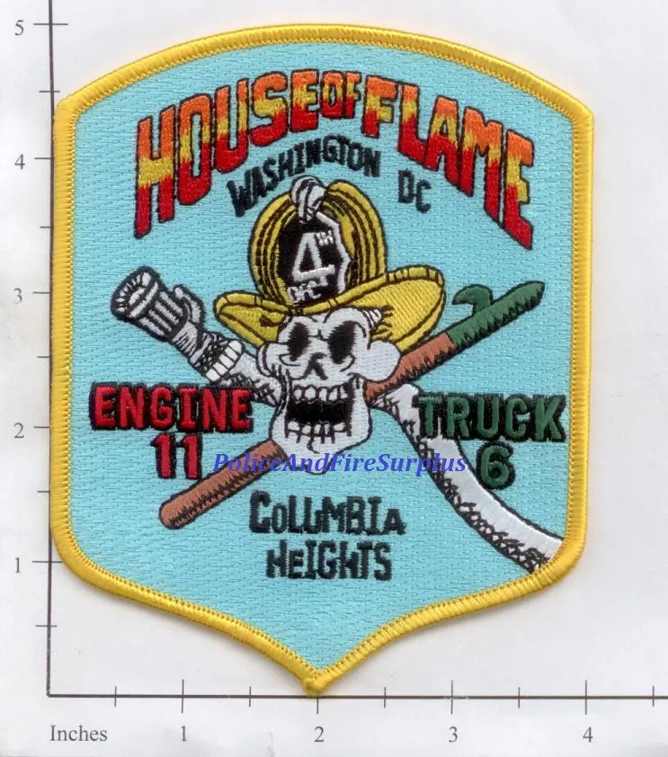 Washington Dc - Engine 11 Truck 6 Fire Dept Patch V1 1