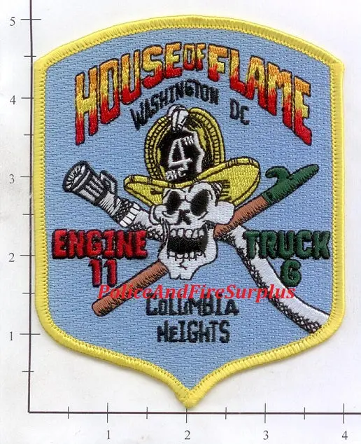 Washington Dc - Engine 11 Truck 6 Fire Dept Patch V2 1