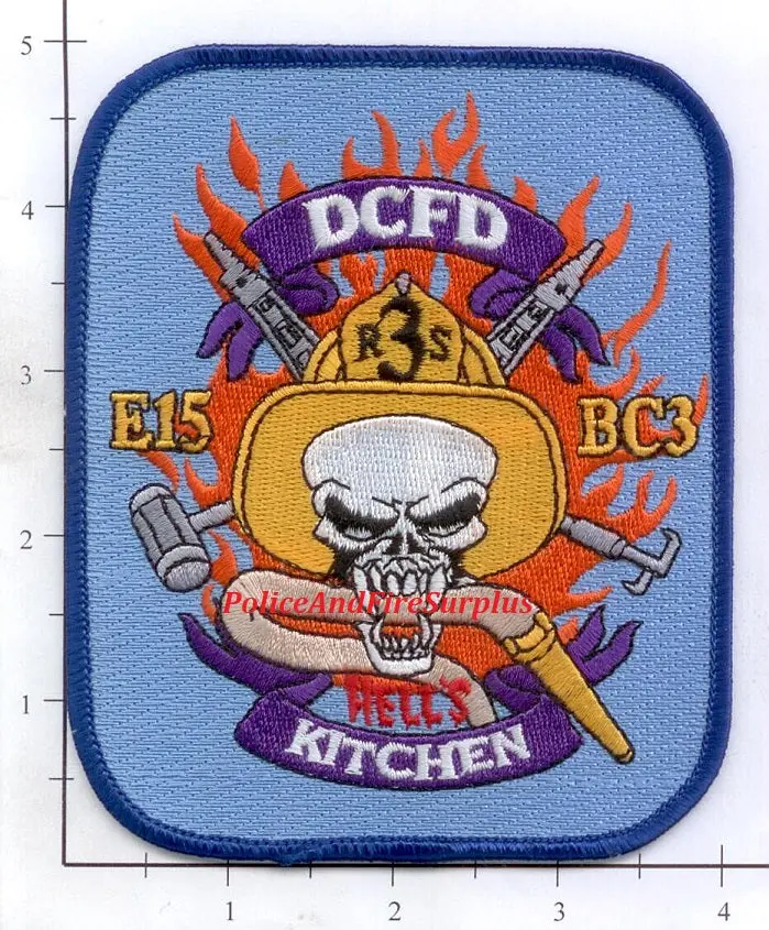 Washington Dc - Engine 15 Battalion 3 Rescue Squad 1 Fire Dept Patch 1