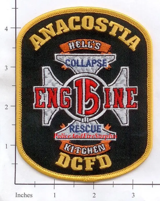 Washington Dc - Engine 15 Fire Dept Patch 1