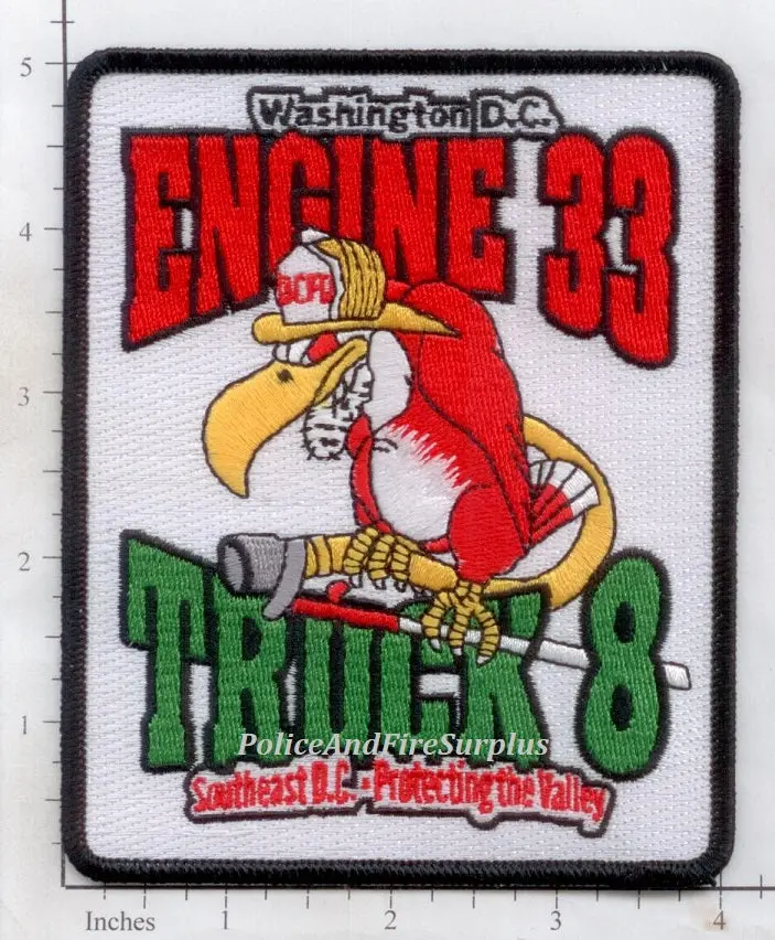 Washington Dc - Engine 33 Truck 8 Fire Dept Patch 1