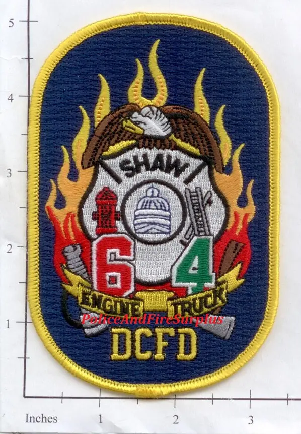 Washington Dc - Engine  6 Truck 4 Fire Dept Patch V1 1