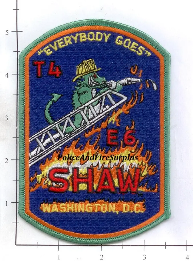 Washington Dc - Engine  6 Truck 4 Fire Dept Patch V2 1