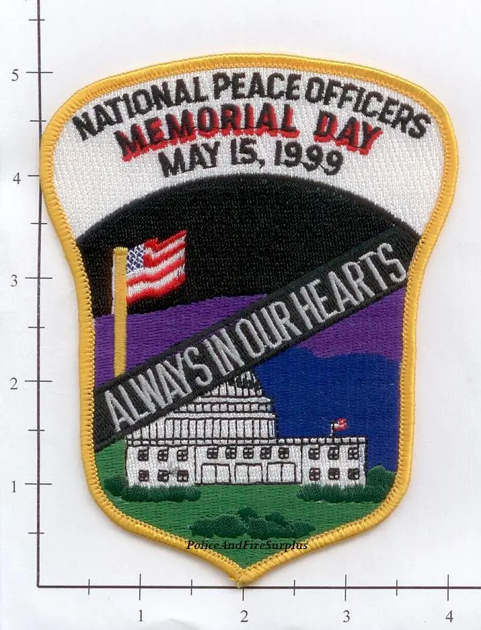 Washington Dc - National Peace Officers Day 1999 Police Dept Patch 1