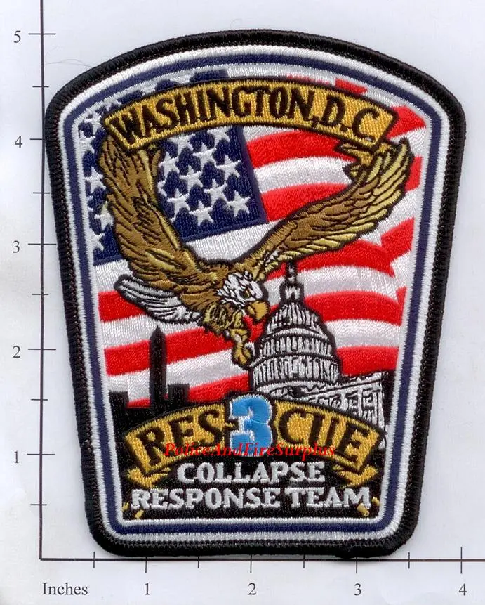 Washington Dc - Rescue 3 Fire Dept Patch V1 1
