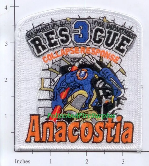 Washington Dc - Rescue 3 Fire Dept Patch V2 1