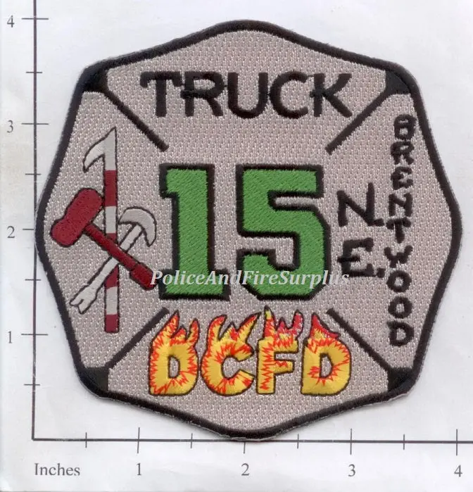 Washington Dc - Truck 15 Fire Dept Patch V2 1