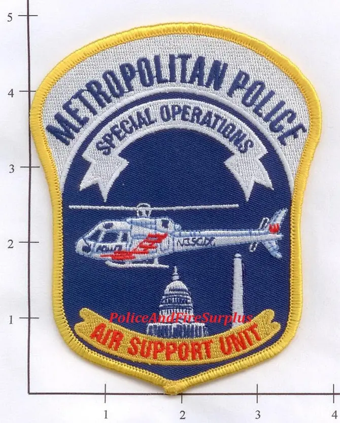 Washington Dc - Washington Dc Air Support Unit Police Dept Patch 1