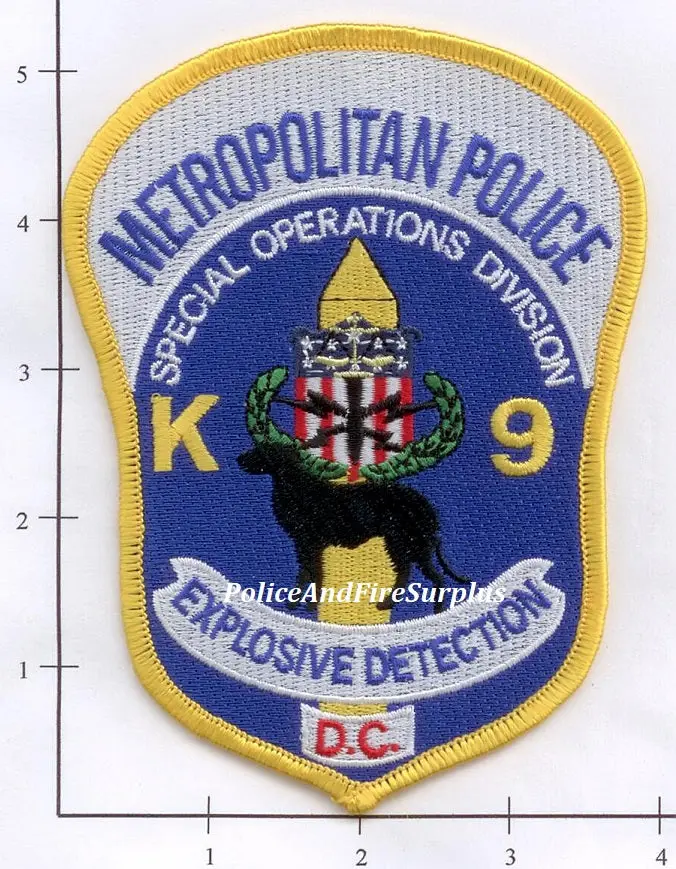 Washington Dc - Washington Dc K-9 Explosive Detection Police Dept Patch 1