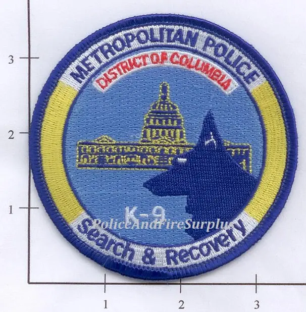 Washington Dc - Washington Dc K-9 Search & Recovery Police Dept Patch 1