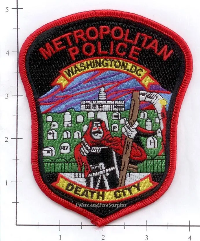 Washington Dc - Washington Dc Police Dept Death City Patch 1