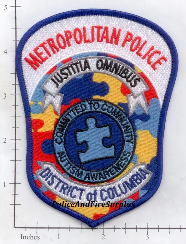 Washington Dc - Washington Dc Police Dept Patch Autism Awareness 1