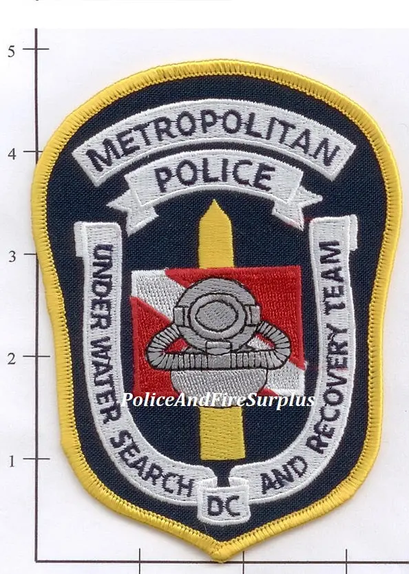 Washington Dc - Washington Dc Underwater Search & Recovery Team Police Dept Patch V1 1