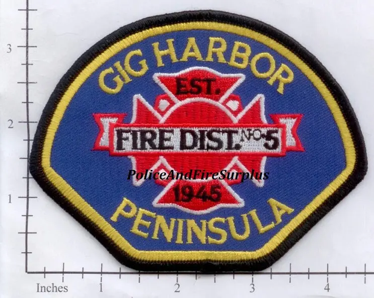 Washington - Gigs Harbor Peninsula Fire District  5 Patch 1