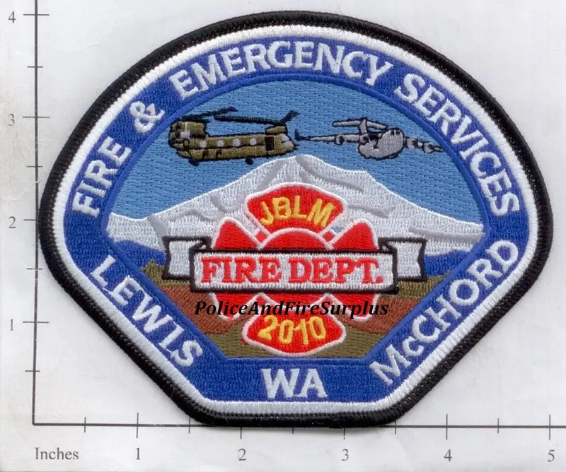Washington - Lewis Mccord Fire & Emergency Services Fire Dept Patch 1