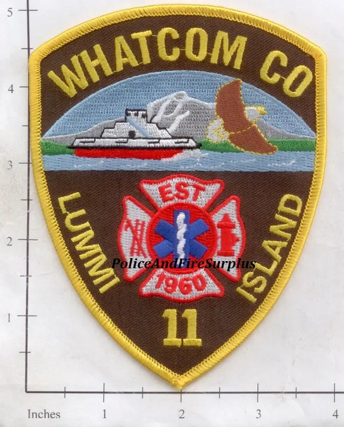 Washington - Lummi Island Whatcom County Fire Dept Patch 1