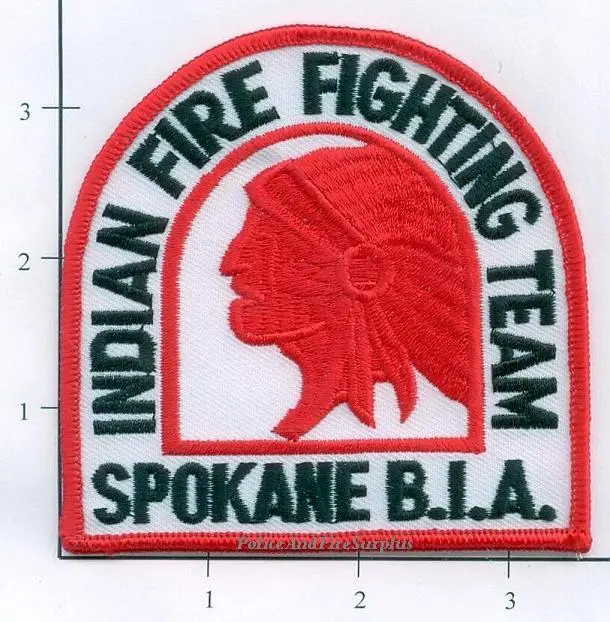 Washington - Spokane Bureau Of Indian Affairs Indian Fire Fighting Team Patch 1