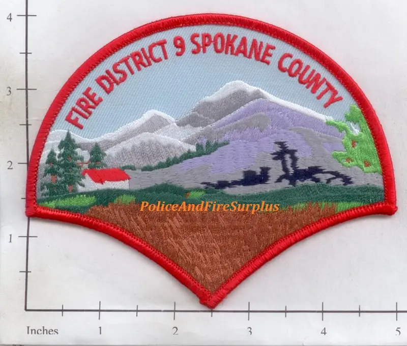 Washington - Spokane Fire District  9 Fire Dept Patch 1