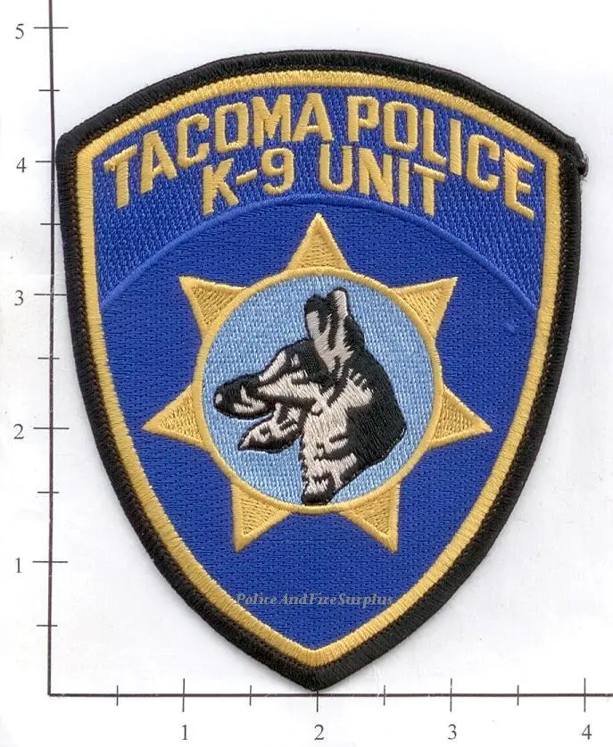 Washington - Tacoma K-9 Police Dept Patch 1